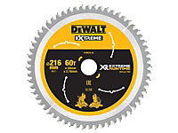 Dewalt DT99570 XR FlexVolt Circular Saw Blade 216mm x 60 Tooth DCS777 Mitre Saw
