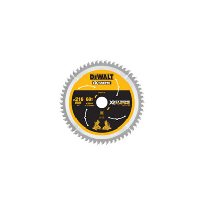 Dewalt DT99570 XR FlexVolt Circular Saw Blade 216mm x 60 Tooth DCS777 Mitre Saw