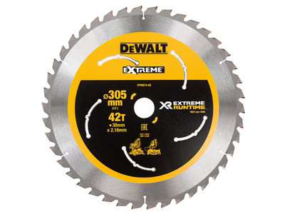 Dewalt DT99574-QZ XR FlexVolt Mitre Saw Blade 305mm x 42 Tooth DCS781 DCS780