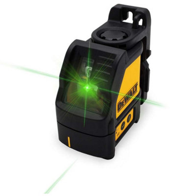 Dewalt DW088CG Green Cross Line Laser Level Self Levelling Detector DE0892G