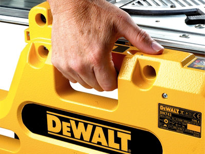 DEWALT DW743N 240v Flip over saw 250mm blade