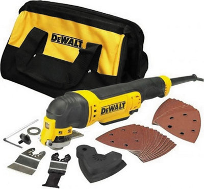 Dewalt DWE315 240V Corded Oscillating Multi Tool + Tool Bag +29PC Accessory Set