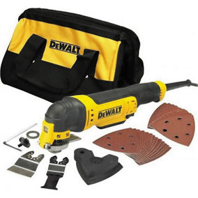 Dewalt DWE315 240V Corded Oscillating Multi Tool + Tool Bag +29PC Accessory Set