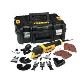 Dewalt DWE315KT 110V Corded Oscillating Multi Tool in T-Stak Kitbox +37 Acc Set