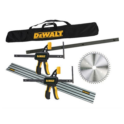 Dewalt DWS520KR Plunge Saw Kit - Guide Rail + Blade + Bag + Clamps + Connectors