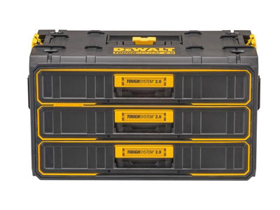 Dewalt DWST08330-1 Toughsystem 2.0 Tool Box 3 Shallow Drawer Toolbox ...