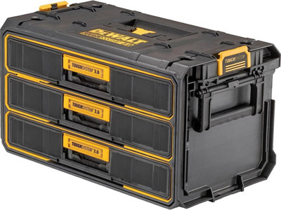 Dewalt DWST08330-1 Toughsystem 2.0 ToolBox 3 Shallow Drawer + 3x 30mm Shadowfoam