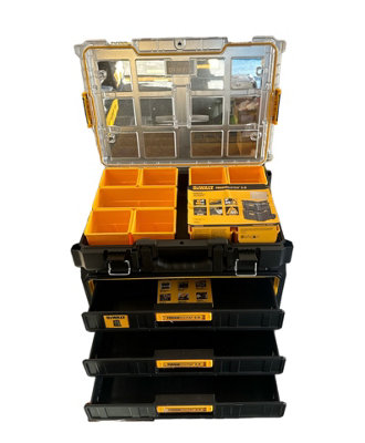 Dewalt DWST08330-1 Toughsystem 2 Tool Box 3 X Drawer Toolbox + DS100 Organiser