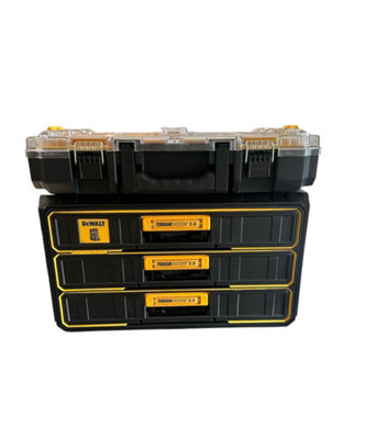 Dewalt DWST08330-1 Toughsystem 2 Tool Box 3 X Drawer Toolbox + DS100 Organiser