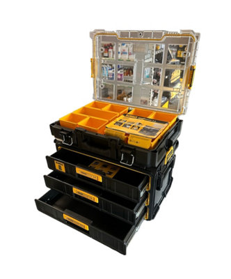 Dewalt DWST08330-1 Toughsystem 2 Tool Box 3 X Drawer Toolbox + DS100 Organiser