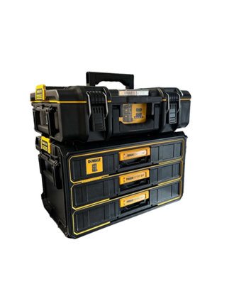 Dewalt DWST08330-1 Toughsystem 2 Tool Box 3 X Drawer Toolbox + DS100 Organiser