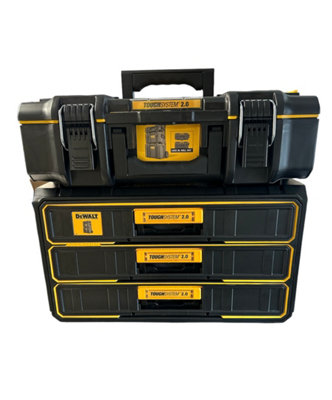 Dewalt DWST08330-1 Toughsystem 2 Tool Box 3 X Drawer Toolbox + DS100 Organiser
