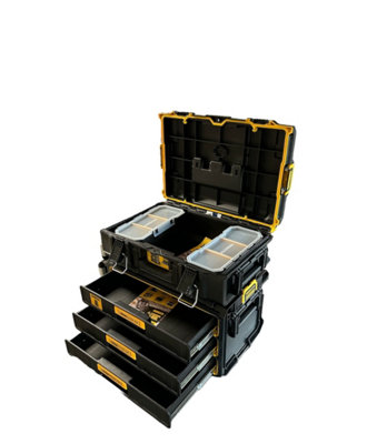 Dewalt DWST08330-1 Toughsystem 2 Tool Box 3 X Drawer Toolbox + DS100 Organiser