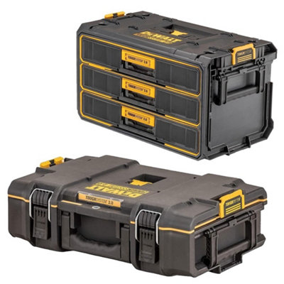 Dewalt DWST08330-1 Toughsystem 2 Tool Box 3 X Drawer Toolbox + DS100 Organiser