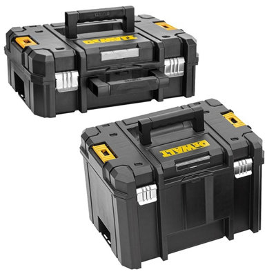 Dewalt DWST1-70703 TStak II Carry Case + DWST1-71195 TSTAK VI Deep Tool ...