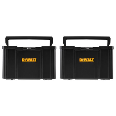 DeWalt DWST1-71228 T-Stak Open Storage Tote Tool Box - Twin Pack