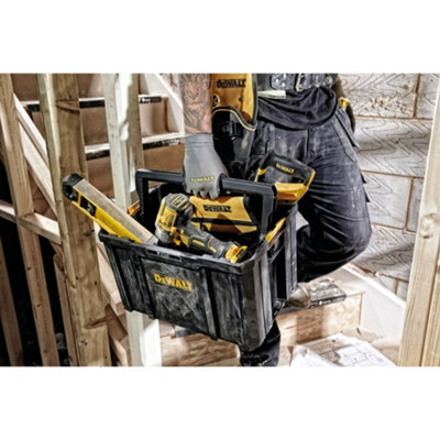 DeWalt DWST1-71228 T-Stak Open Storage Tote Tool Box - Twin Pack