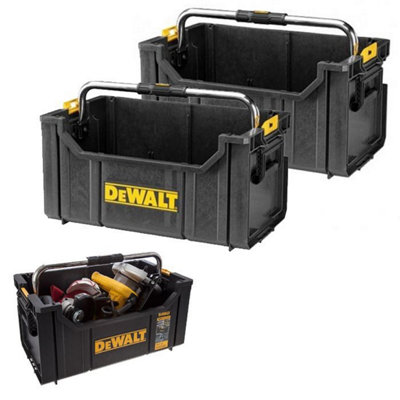 DEWALT DWST1-75654 Boîte à Outils Mobile TOUGHSYSTEM - 325 x 555 x 277 mm -  Grand Espace de Rangement - Plastique Haute[S287] - Cdiscount Bricolage