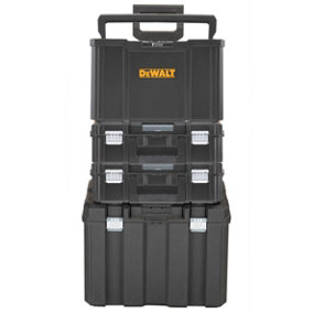 Dewalt DWST1-75799 TStak Tower Rolling Mobile Tool Boxes - 3 Tstak Storage Cases