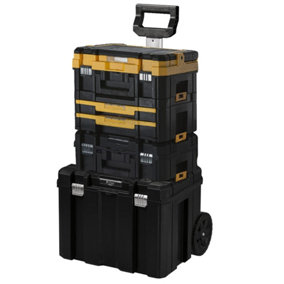 Dewalt DWST1-75799 TStak Tower Rolling Mobile Tool Storage Boxes - 3 Tstak Cases