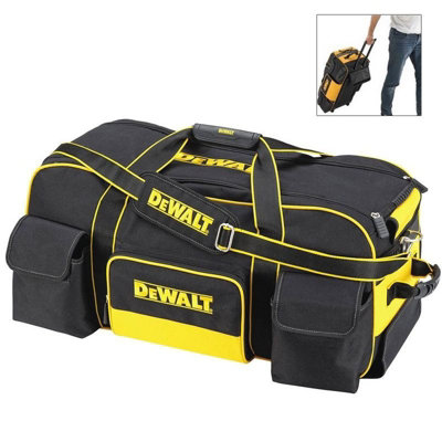 Dewalt DWST1-79210 Large Heavy Duty Tool Bag + Wheels + 18" Carry Toolbag +Strap