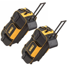 Dewalt DWST1-79210 Large Heavy Duty Tool Bag with Wheels and Carry Handle X 2