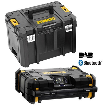 Dewalt DWST1-81079 18v XR Tstak DAB Digital Radio Bluetooth Charger + Tstak VI