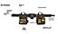 Dewalt DWST40603-1 Heavy Duty Tool Rig Toolbelt Hammer Holder Multi Pouch Drill
