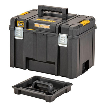 Dewalt DWST83346-1 TSTAK 2.0 VI Deep Tool Storage Case Heavy Duty 23L Tote Tray