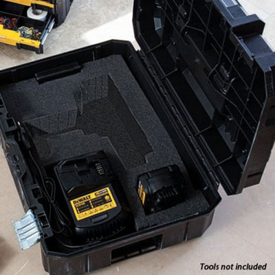 Dewalt DWST83395-1 TStak 2.0 Combo II IV Tool Storage Box 2 Drawers Foam Insert