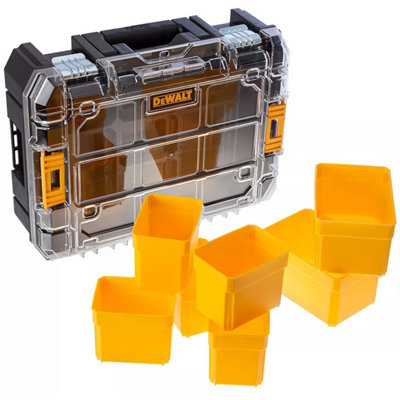 Dewalt DWST83411-1 TStak 2.0 Tower Rolling Mobile Tool Storage Boxes + Tote Tray
