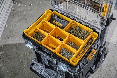 Dewalt DWST83412-1 Tstak 2.0 Tower - Includes 4 Cases with Wheeled Cart Trolley