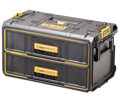 Dewalt DWST83529-1 Toughsystem 2 Tool Box 2 X Drawer Toolbox + DS100 Organiser