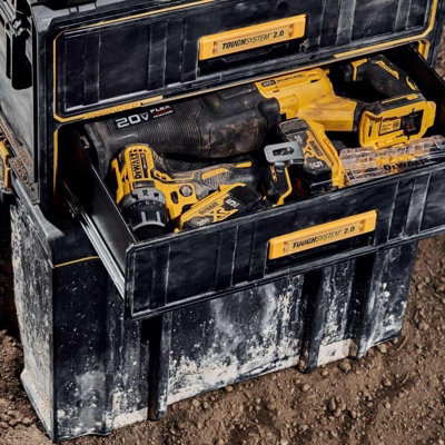Dewalt DWST83529-1 Toughsystem 2 Tool Box 2 X Drawer Toolbox + DS100 Organiser