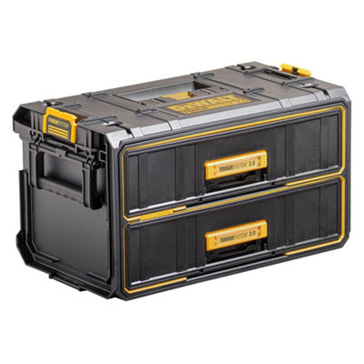 Dewalt DWST83529-1 Toughsystem 2 Tool Box 2 X Drawer Toolbox + DS100 Organiser