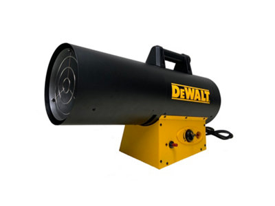 Forced air clearance propane heater