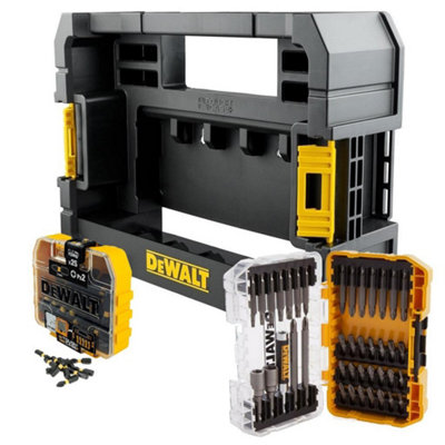 Dewalt FLEXTORQ 65 Piece Impact Screwdriver Bit Set + Tough Case TStak Caddy