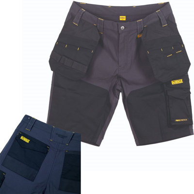 DeWalt Hamden Work Shorts Stretch Comfort Fit Cargo Shorts Holster Pockets W30