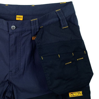 DeWalt Hamden Work Shorts Stretch Comfort Fit Cargo Shorts Holster Pockets W30
