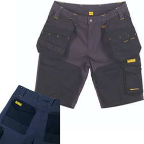 DeWalt Hamden Work Shorts Stretch Comfort Fit Cargo Shorts Holster Pockets W34