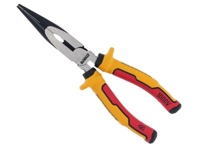 DeWALT Hand Tools DWHT82804-0 VDE Long Nose Pliers 200mm DHT082894