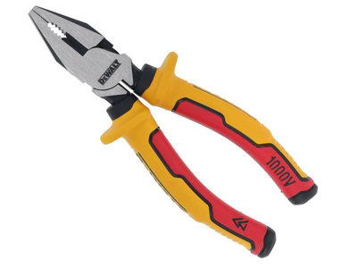 DeWALT Hand Tools DWHT82810-0 VDE Combination Pliers 160mm DHT082810