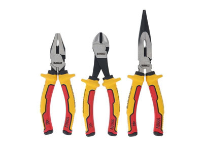 DeWALT Hand Tools DWHT82811-0 VDE Plier Set, 3 Piece DHT082811