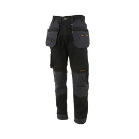 DeWalt Harrison Trade Work Trousers Black - 32S
