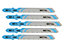 DEWALT - HSS Metal Cutting Jigsaw Blades Pack of 5 T118G