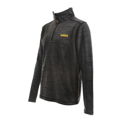 DeWalt Jonesborough Quarter Zip Work Jumper Grey - 2XL