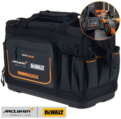 Dewalt McLaren F1 Tool Bag Pro 20" Open Mouth IP54 Water Resistant DWST60104-9