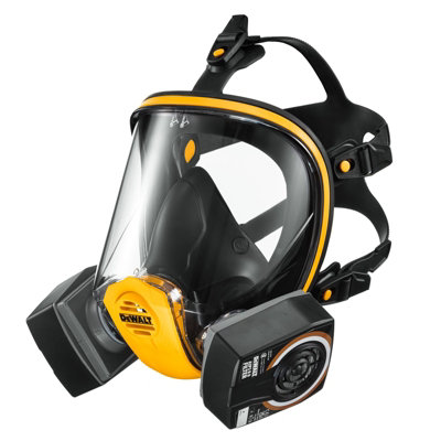 Dewalt Medium A2P3 Filter Full Face Protection Mask Visor Dust Mask Respirator
