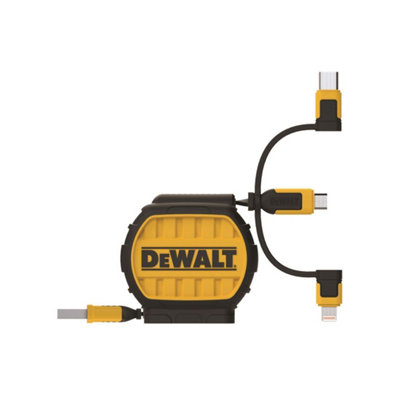 DEWALT PA-131-1364 3-IN-1 RETRACTABLE CABLE 1M / 3FT DXMA1311364E Price Comparisons | Compare The Build