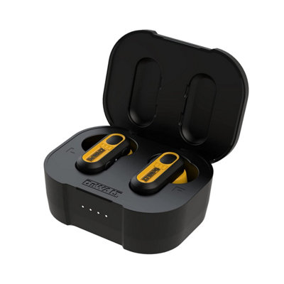 Dewalt Pro-X1 Wireless Earbuds Bluetooth 5.0 Headphones and Charging Case IPX6